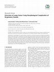 Research paper thumbnail of Detection of Lungs Status Using Morphological Complexities of Respiratory Sounds