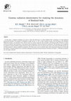 Research paper thumbnail of Gamma radiation densitometry for studying the dynamics of fluidized beds