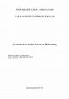 Research paper thumbnail of Le monde de la vie dans l’œuvre de Michel Henry