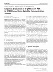 Research paper thumbnail of Empirical Evaluation of 4 QAM and 4 PSK in OFDM-based Inter-Satellite Communication System