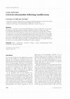 Research paper thumbnail of Cervical osteomyelitis following tonsillectomy