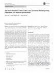 Research paper thumbnail of The chert abundance ratio (CAR): a new parameter for interpreting Palaeolithic raw material procurement