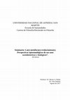 Research paper thumbnail of Seminario (2017): La(s) metáfora(s) evolucionista(s). Perspectivas epistemológicas de sus usos sociohistóricos y biológicos "