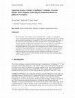 Research paper thumbnail of Exploring Science Teacher Candidates' Attitudes Towards Physics and Computer Aided Physics Education Based on Different Variables