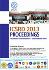 Research paper thumbnail of ICSRD Proceeding 2013- Sustainable Rural Development : Towards a Better World