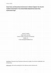 Research paper thumbnail of Social Class and Educational Achievement in Modern England: How Has the Coalition Government's Free School Model Impacted the Social Class Achievement Gap