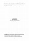 Research paper thumbnail of Social Class and Educational Achievement in Modern England: How Has the Coalition Government's Academies Programme Impacted the Social Class Achievement Gap