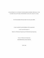 Research paper thumbnail of Development of automatic fish grading machine especially for catfish with low time consumption and low capacity usage