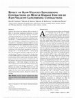 Research paper thumbnail of Effect of Slow-Velocity Lengthening Contractions on Muscle Damage Induced by Fast-Velocity Lengthening Contractions