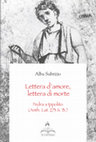 Research paper thumbnail of Lettera d'amore, lettera di morte. Fedra a Ippolito (Anth. Lat. 273 S. B.)