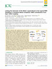 Research paper thumbnail of Linking the Character of the Metal−Ligand Bond to the Ligand NMR Shielding in Transition-Metal Complexes: NMR Contributions from Spin−Orbit Coupling