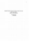 Research paper thumbnail of Muslim Puritans: Reformist Psychology in Southeast Asian Islam (Review and Summary)