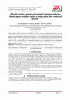 Research paper thumbnail of Effect the stacking sequences of composite laminates under low velocity impact on failure modes by using carbon fiber reinforced polymer