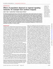 Research paper thumbnail of Effects of population dispersal on regional signaling networks: An example from northern Iroquoia