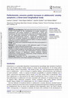 Research paper thumbnail of Perfectionistic concerns predict increases in adolescents’ anxiety symptoms: A three-wave longitudinal study [2017]