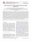 Research paper thumbnail of The Role of Participatory Environmental Monitoring Committees in Mining Regions in Peru