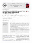 Research paper thumbnail of Correlation between adjusted late spermatid score and sperm count in normozoospermic and oligozoospermic men