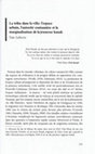 Research paper thumbnail of La tribu dans la ville : L’espace urbain, l’autorité coutumière et la marginalisation de la jeunesse kanak