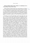 Research paper thumbnail of Review of Patricia Chiantera-Stutte, Delio Cantimori. Un intellettuale del Novecento, Carocci, Roma 2011