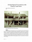 Research paper thumbnail of Archaeological Excavations at the Fineour Canal Store