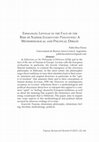 Research paper thumbnail of Emmanuel Levinas in the Face of the Rise of Nazism Elementary Philosophy: A Methodological and Political Debate
(Emmanuel Levinas frente al ascenso de la filosofía elemental del nazismo: un debate metodológico-político)