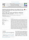 Research paper thumbnail of Probability of detecting influenza A virus subtypes H1N1 and H3N2 in individual pig nasal swabs and pen-based oral fluid specimens over time