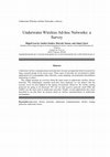 Research paper thumbnail of Underwater wireless ad-hoc networks: A survey