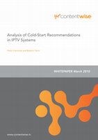 Research paper thumbnail of Analysis of cold-start recommendations in iptv systems