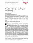 Research paper thumbnail of Thoughts on the Law, Gatekeepers, and Rerooting