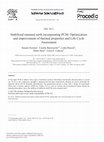 Research paper thumbnail of Stabilized rammed earth incorporating PCM: Optimization and improvement of thermal properties and Life Cycle Assessment