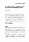 Research paper thumbnail of Online News Credibility: An Examination of the Perceptions of Newspaper Journalists