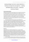 Research paper thumbnail of Avanessian, Armen/Ivanova, Victoria – Institutional Realism