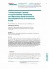 Research paper thumbnail of Tonic Pupil and Corneal Anesthesia after Vitrectomy and Encircling Band for Retinal Detachment in an Ex-Premature Child