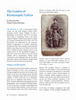 Research paper thumbnail of The Leaders of Krystynopol, Galicia