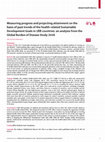 Research paper thumbnail of Global Health Metrics Measuring progress and projecting attainment on the basis of past trends of the health-related Sustainable Development Goals in 188 countries: an analysis from the Global Burden of Disease Study 2016