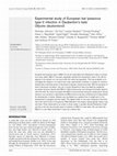 Research paper thumbnail of Experimental study of European bat lyssavirus type-2 infection in Daubenton's bats (Myotis daubentonii)