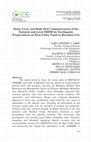 Research paper thumbnail of Duck, Cover and Hold: Risk Communication of the National and Local DRRM for Earthquake Preparedness on West Valley Fault in Marikina City