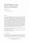 Research paper thumbnail of L'hétérolinguisme en scène : français et arabe(s) à l'œuvre dans Junun de Jalila Baccar