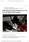 Research paper thumbnail of The Conversation Global, Contributor Rethinking Nonviolent Resistance In The Face Of Right­Wing Populism