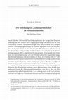 Research paper thumbnail of Die Verfolgung von „Gemeingefährlichen“   im Nationalsozialismus Der Fall Hans Grans, in: Zfg, 9/2016, S. 737-755.