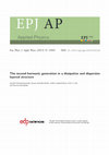 Research paper thumbnail of The second-harmonic generation in a dissipative and dispersion layered structure THE EUROPEAN PHYSICAL JOURNAL APPLIED PHYSICS The second-harmonic generation in a dissipative and dispersion layered structure