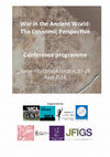 Research paper thumbnail of The Corinthian War: Ships, Walls and Money. 
War in the Ancient World: The Economic Perspective, UCL 27-29 April, 2016