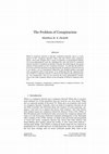 Research paper thumbnail of The Problem of Conspiracism