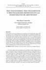 Research paper thumbnail of TRES TRAVESTISMOS: TRES TRATAMIENTOS Y TRES FINALIDADES DIFERENTES EN LAS TESMOFORIANTES DE ARISTÓFANES