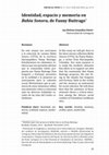 Research paper thumbnail of IDENTIDAD, ESPACIO Y MEMORIA EN BAHÍA SONORA DE FANNY BUITRAGO