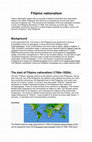 Research paper thumbnail of Filipino nationalism