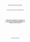 Research paper thumbnail of "A arte não é fundamental. A profissão do intelectual é ser revolucionário": a atuação intelectual de Mário Pedrosa na imprensa entre 1945 e 1968