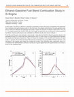 Research paper thumbnail of SEVENTH SAUDI ARABIAN SECTION OF THE COMBUSTION INSTITUTE ANNUAL MEETING Ethanol-Gasoline Fuel Blend Combustion Study in Si Engine