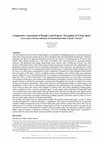 Research paper thumbnail of Comparative Assessment of People's and Experts' Perception of Urban Space (Case study of urban collection of Emamzadeh Saleh, Tajrish, Tehran