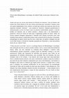 Research paper thumbnail of Filosofia do interesse